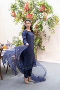 NAVY BLUE-3 PIECE SUIT