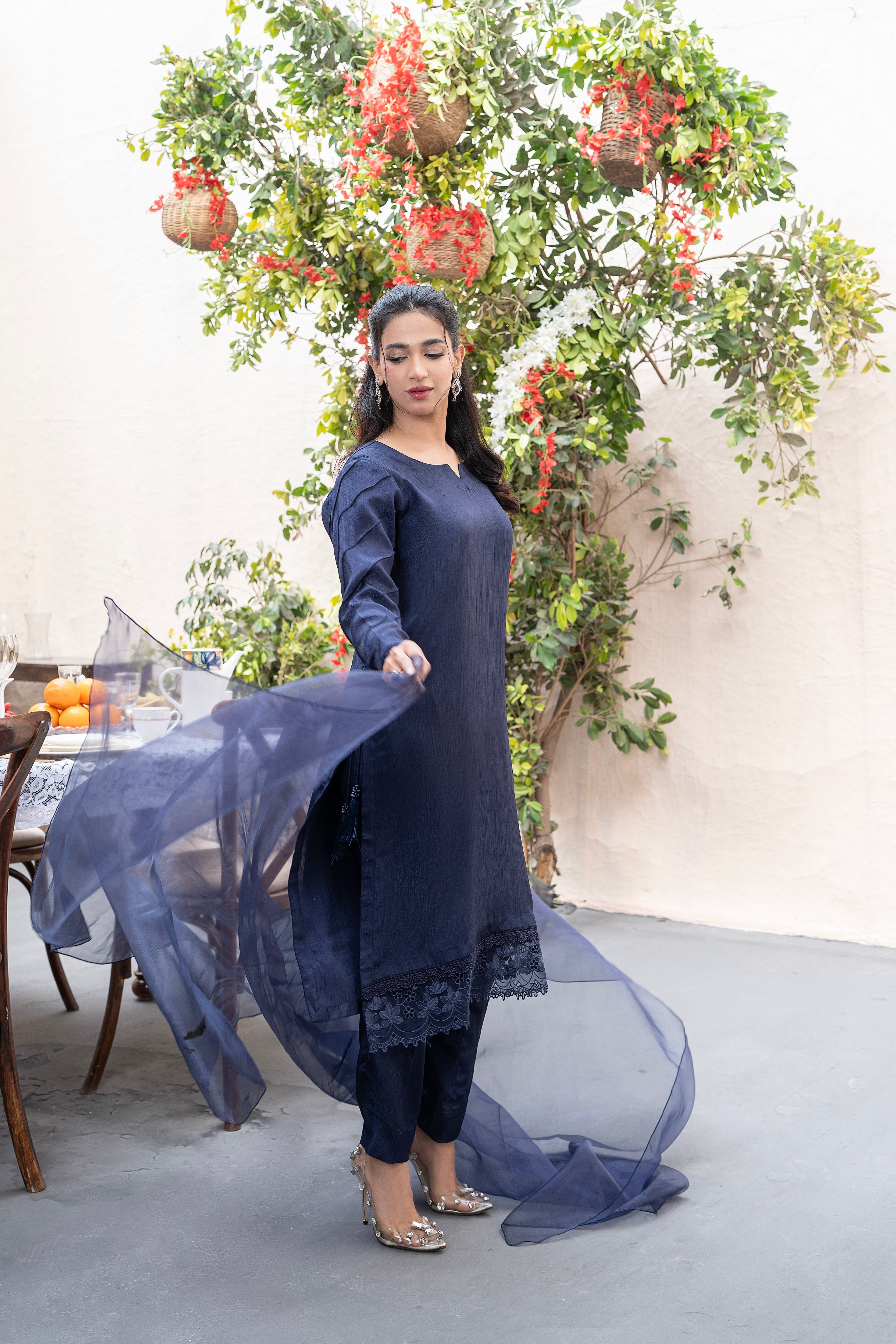 NAVY BLUE-3 PIECE SUIT