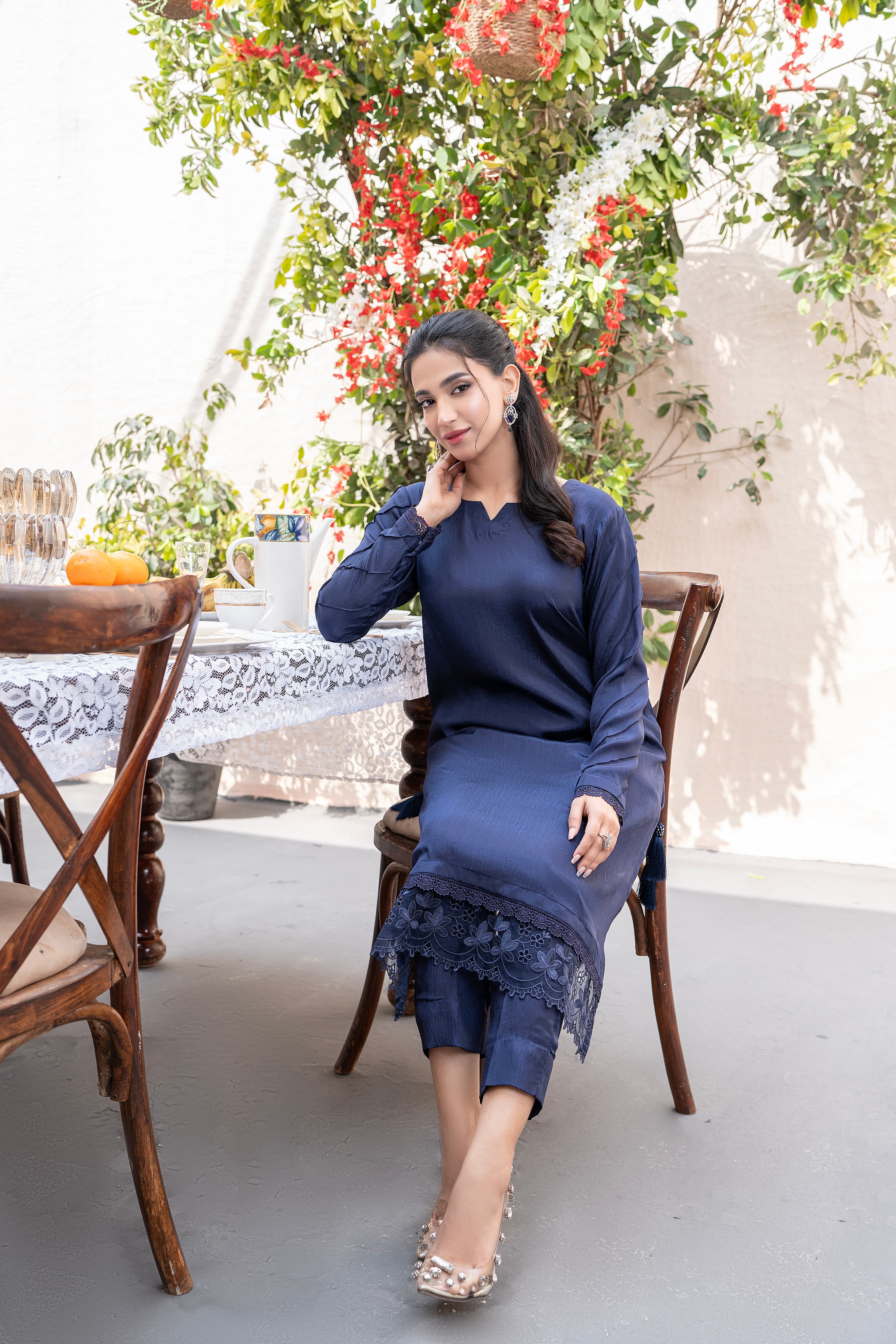 NAVY BLUE-3 PIECE SUIT