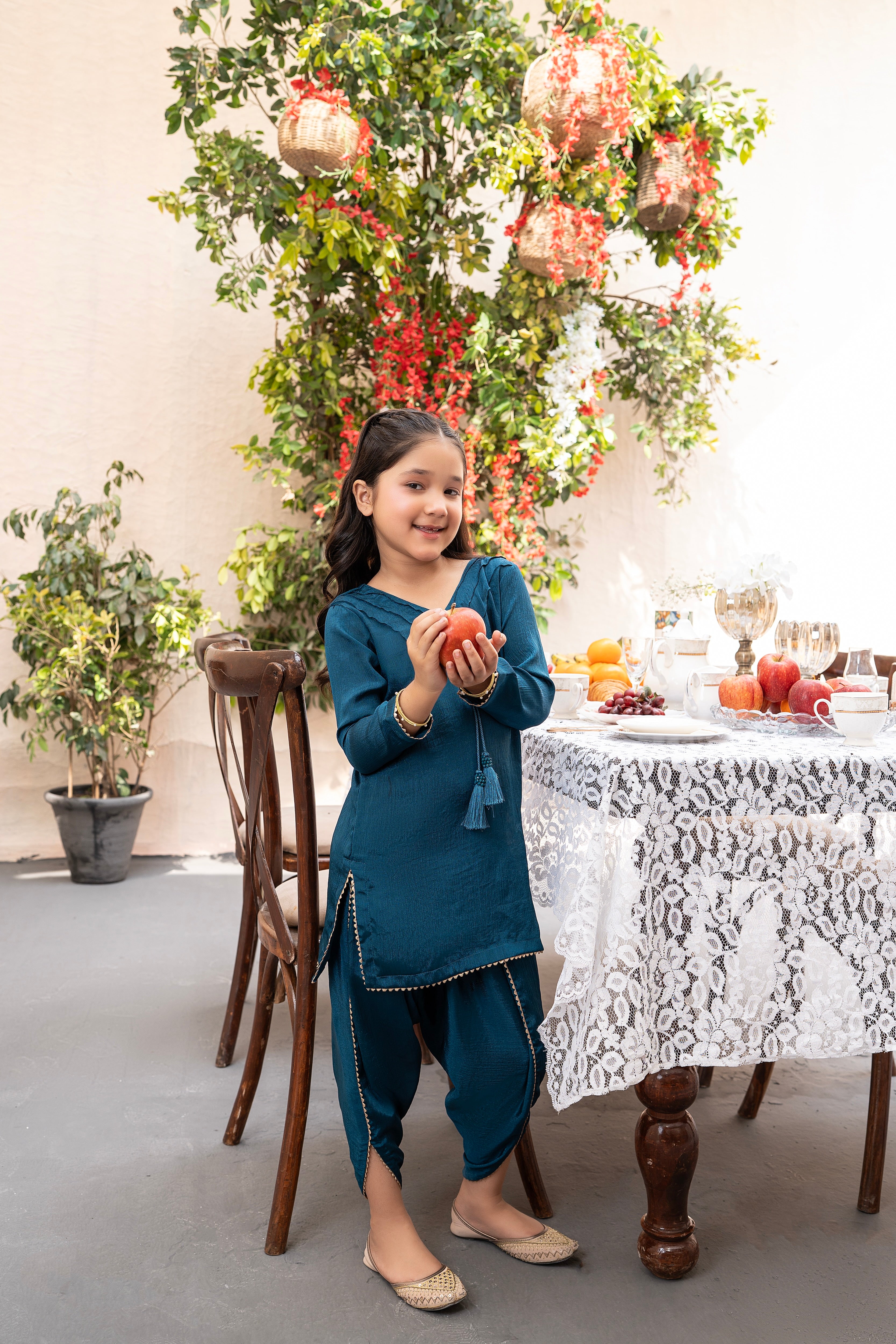 TEAL - TULIP SHALWAR SUIT