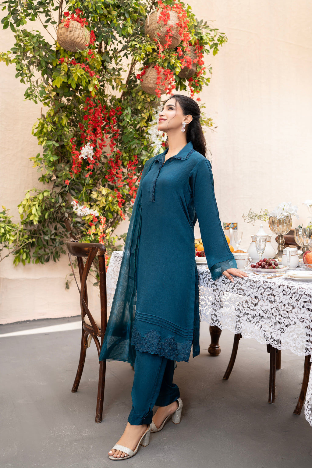 TEAL - 3 PIECE SUIT