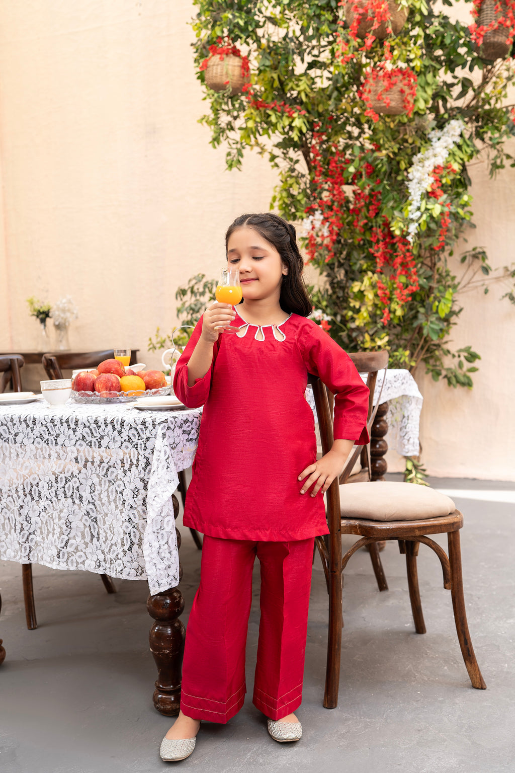 HOT-PINK 2 PIECE SUIT