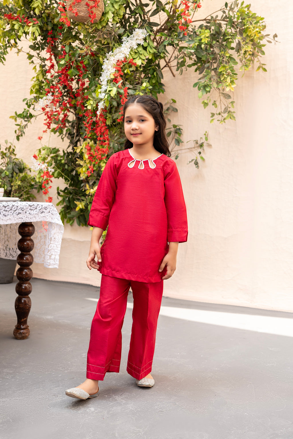 HOT-PINK 2 PIECE SUIT