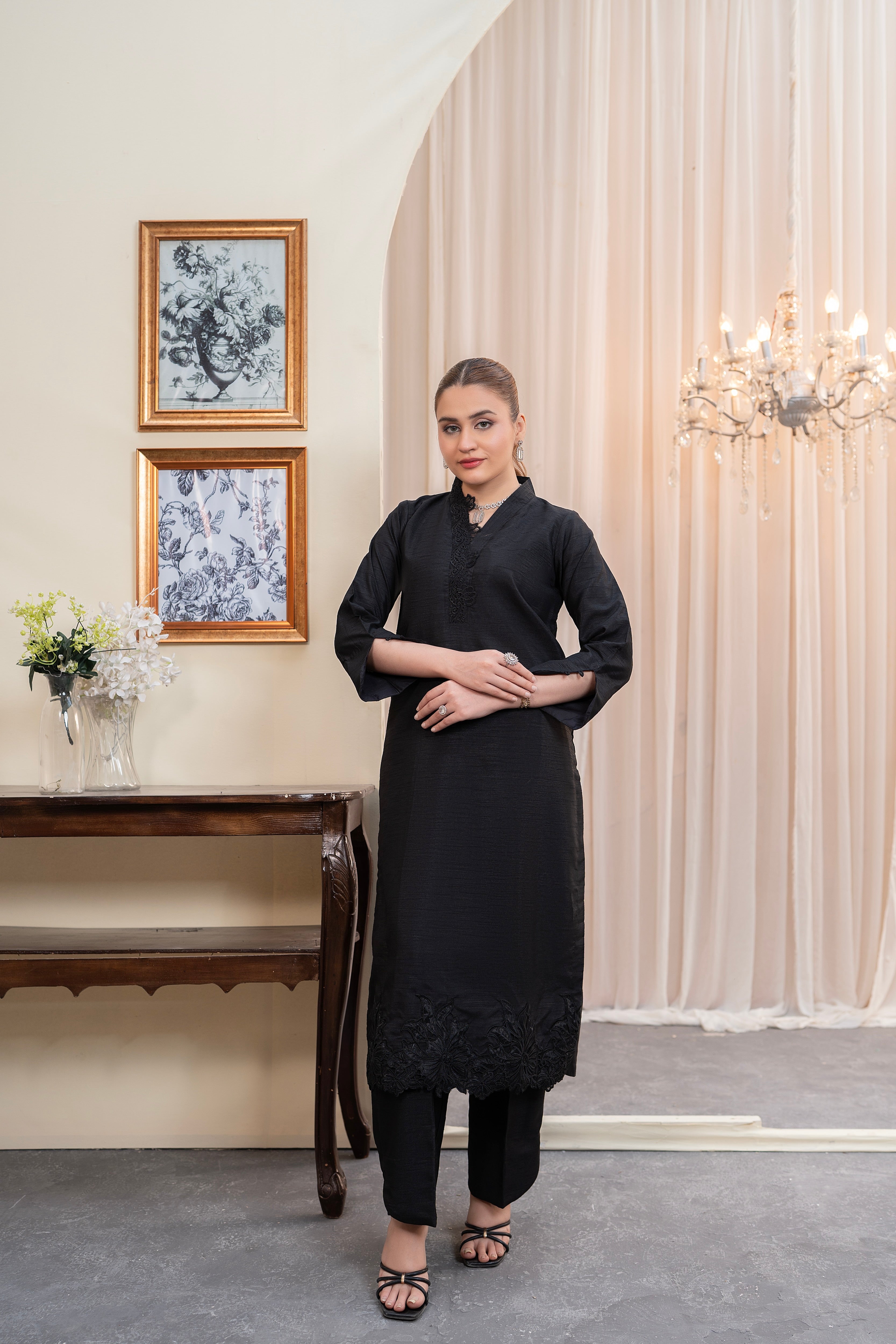 JET BLACK - 3 PIECE SUIT