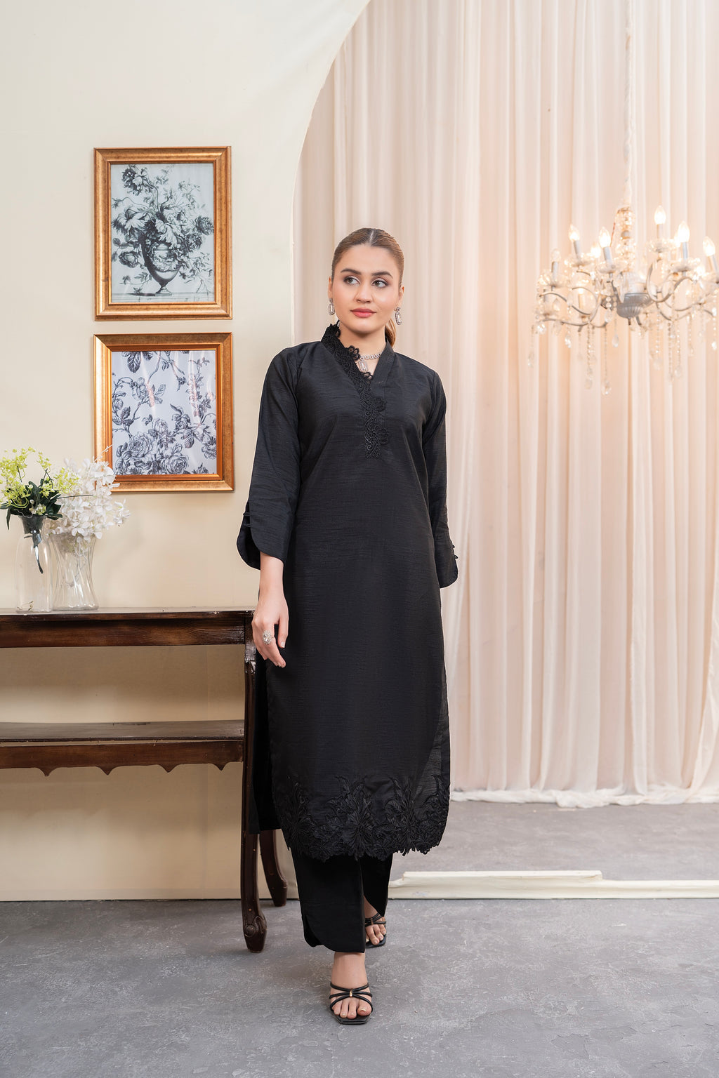 JET BLACK - 3 PIECE SUIT