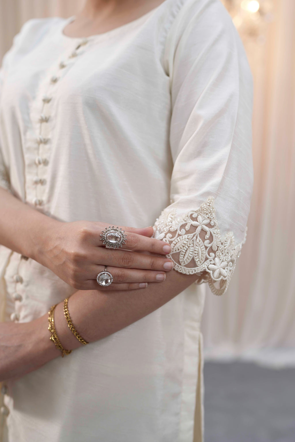 IVORY - 3 PIECE SUIT