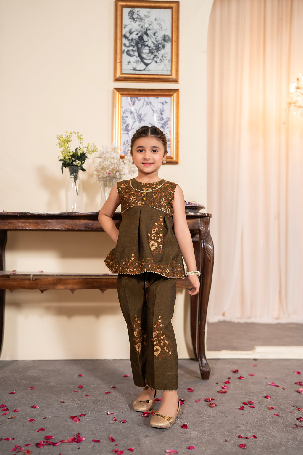 SEAWEED PEPLUM SUIT