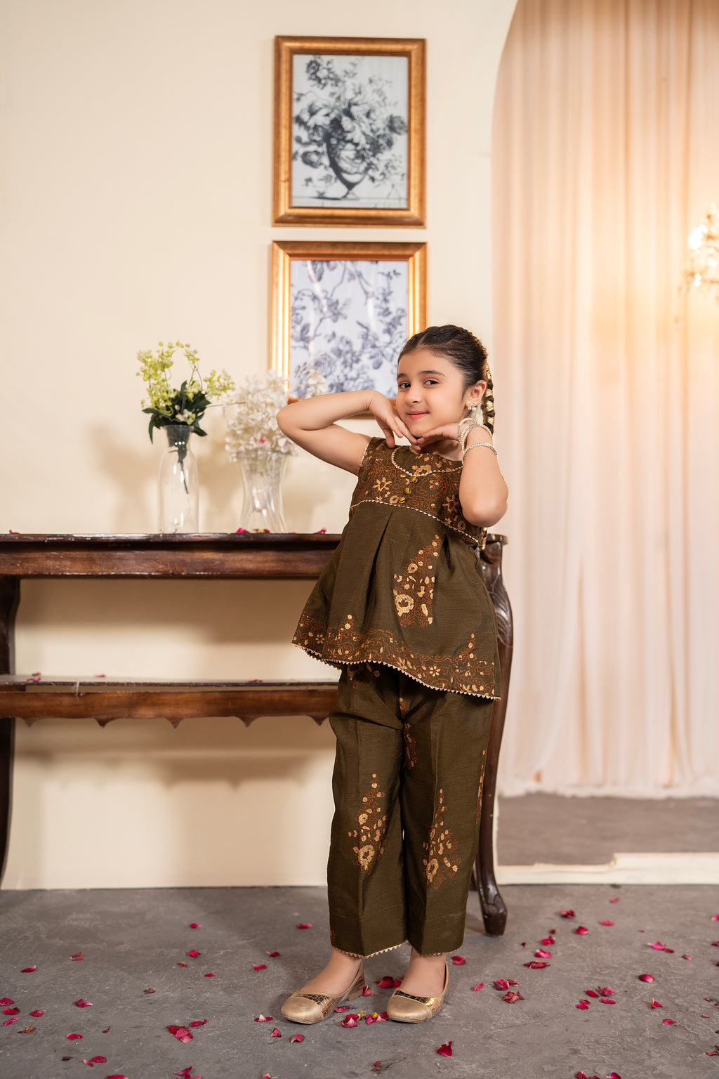 SEAWEED PEPLUM SUIT