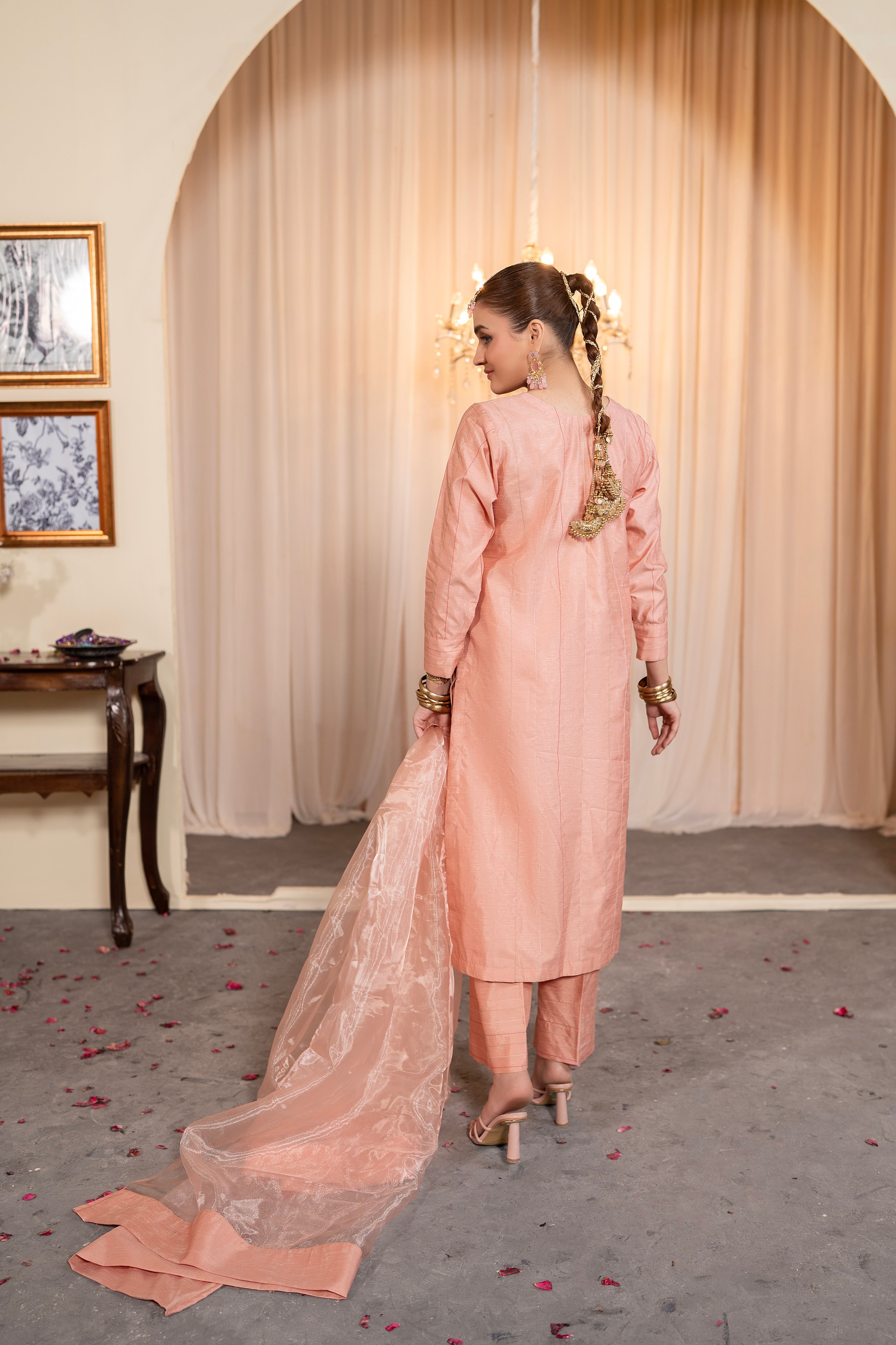 FLAMINGO PINK - 3 PIECE SUIT
