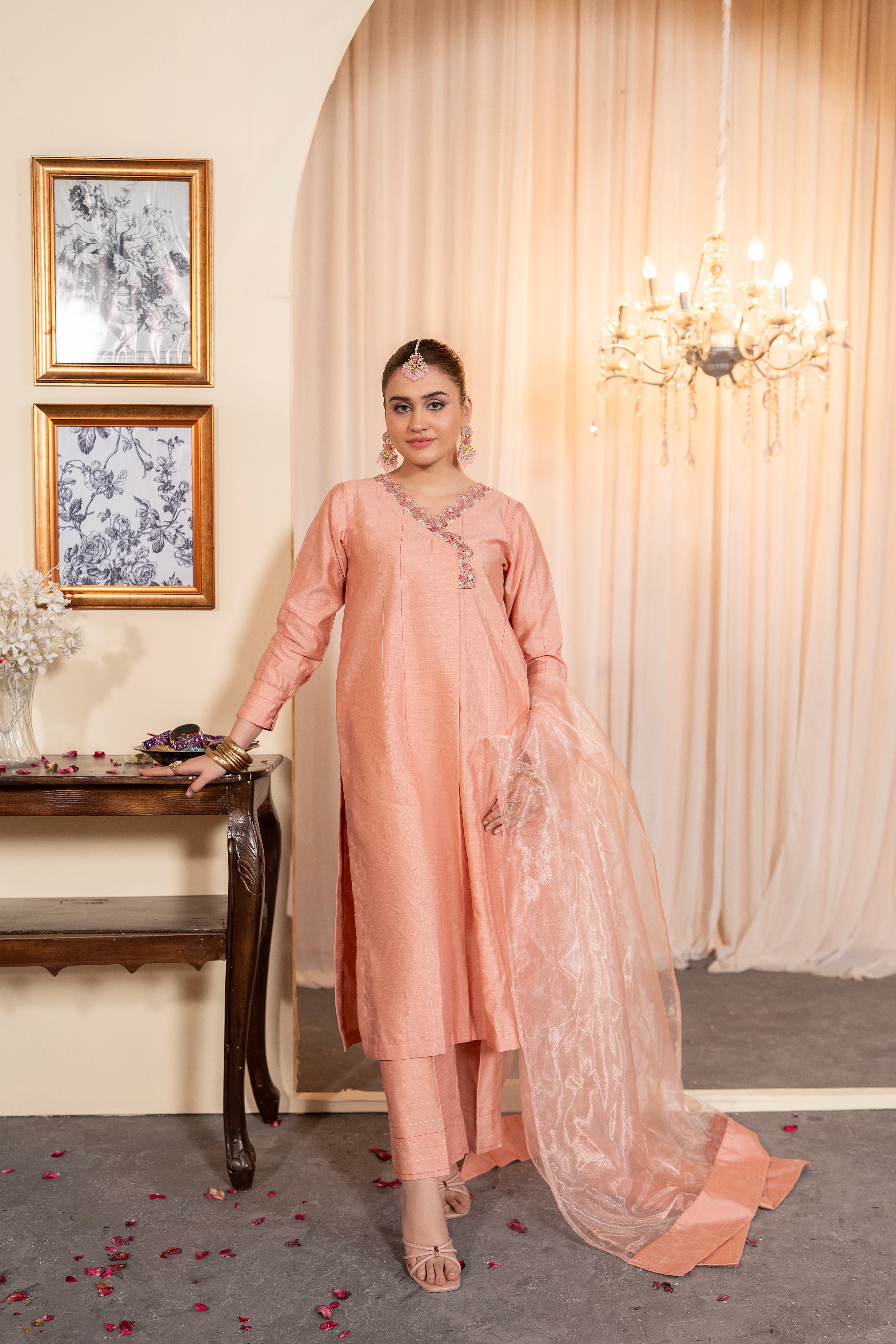 FLAMINGO PINK - 3 PIECE SUIT