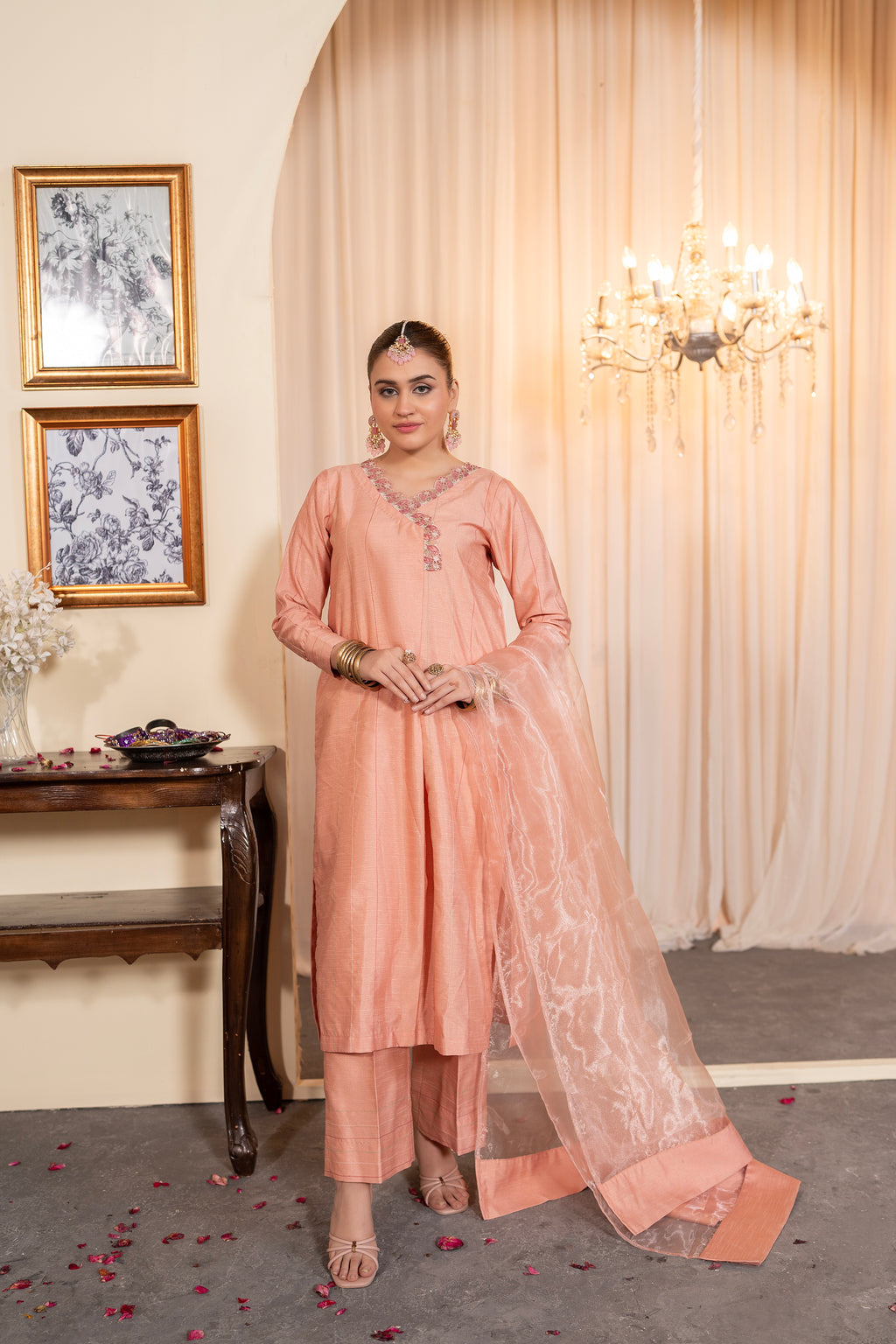 FLAMINGO PINK - 3 PIECE SUIT