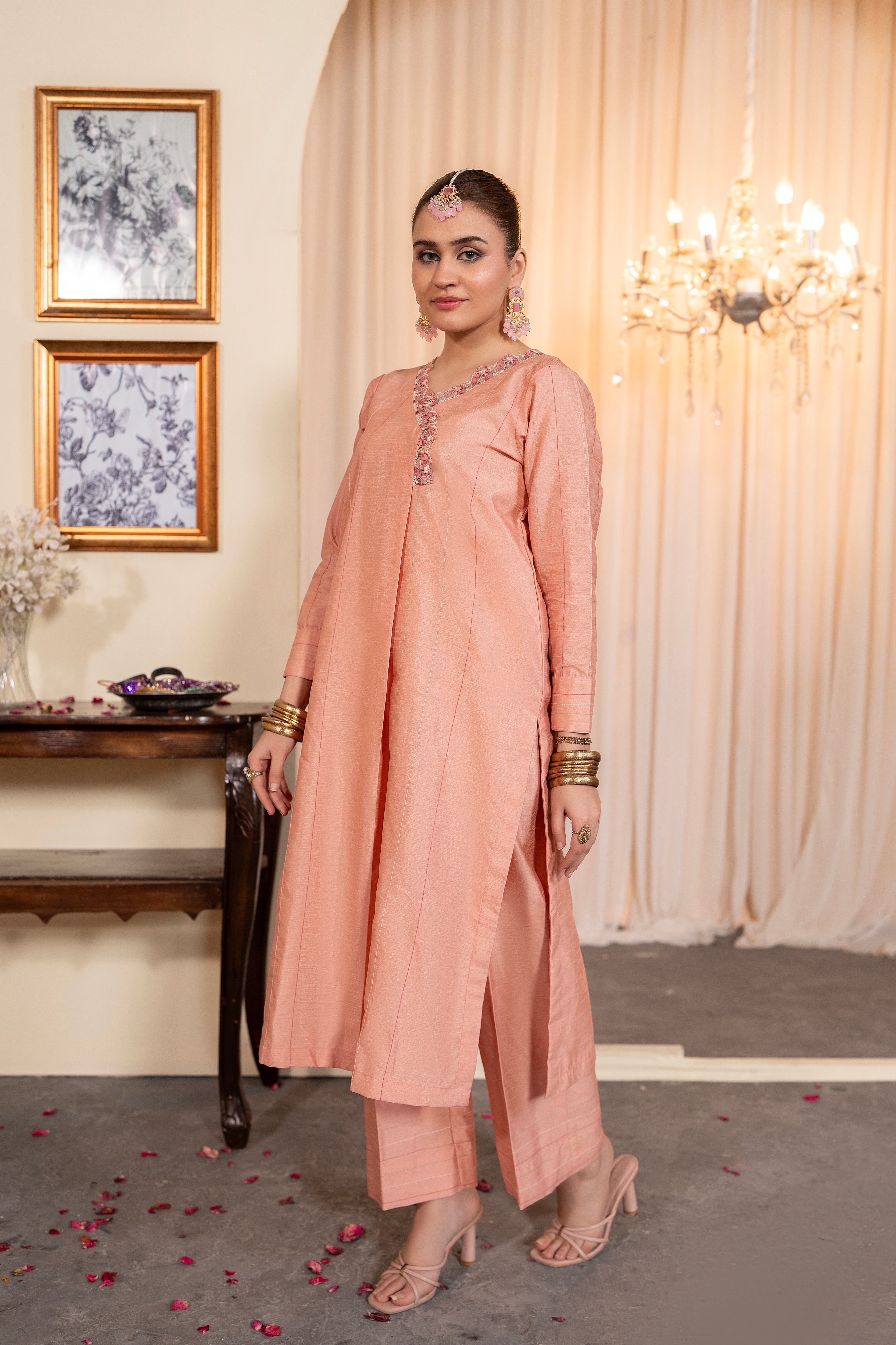 FLAMINGO PINK - 3 PIECE SUIT