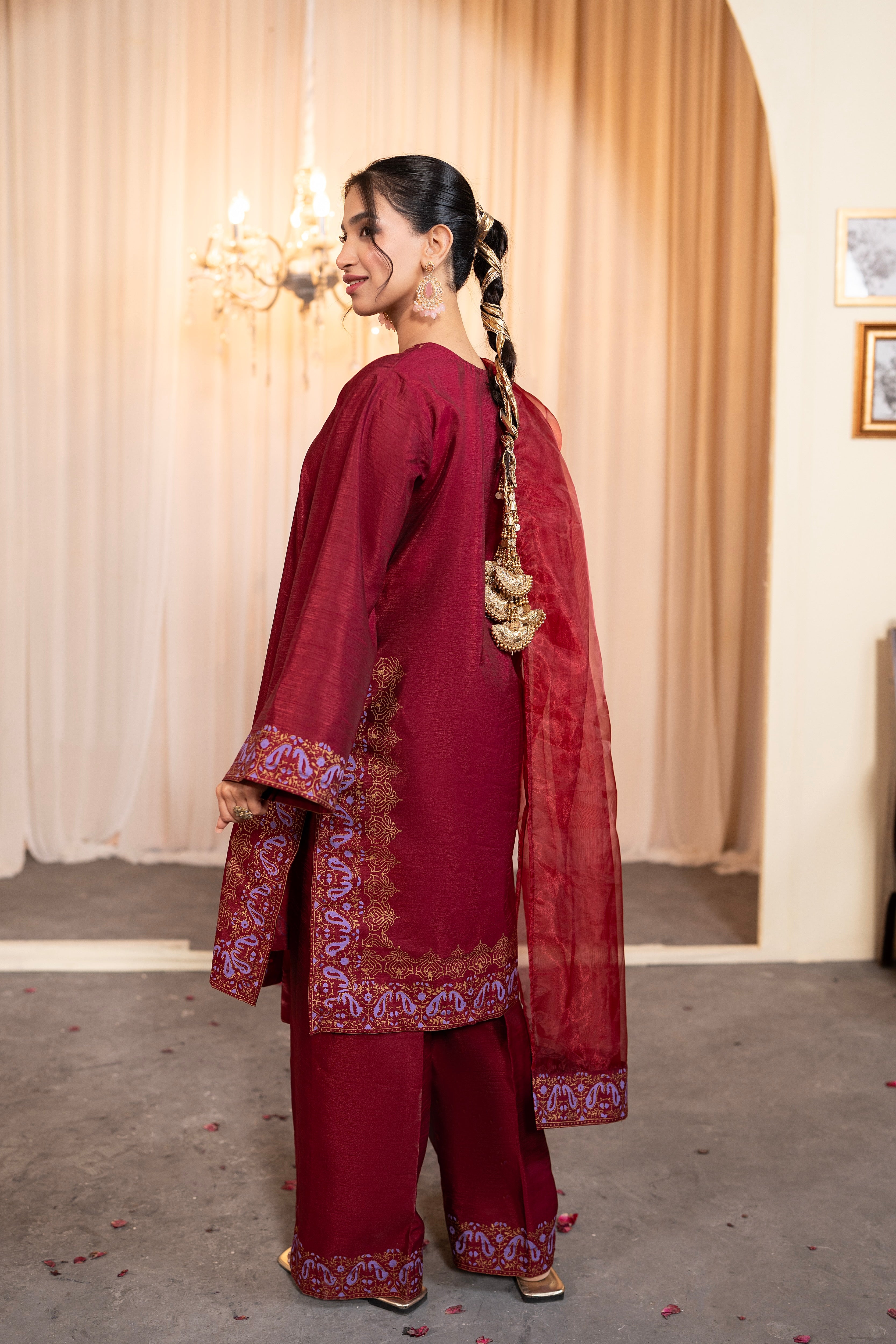 RASPBERRY - 3 PIECE SUIT