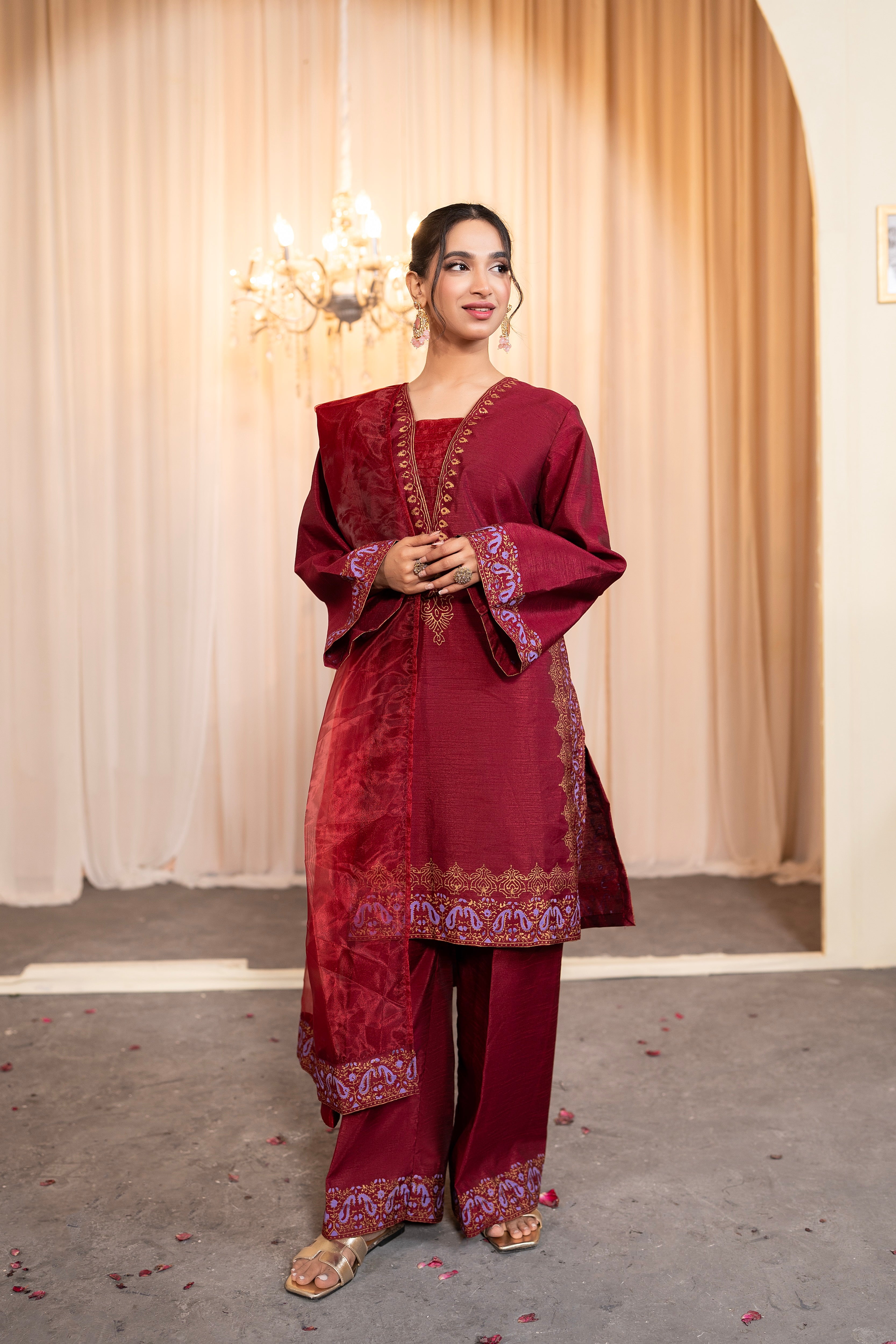 RASPBERRY - 3 PIECE SUIT