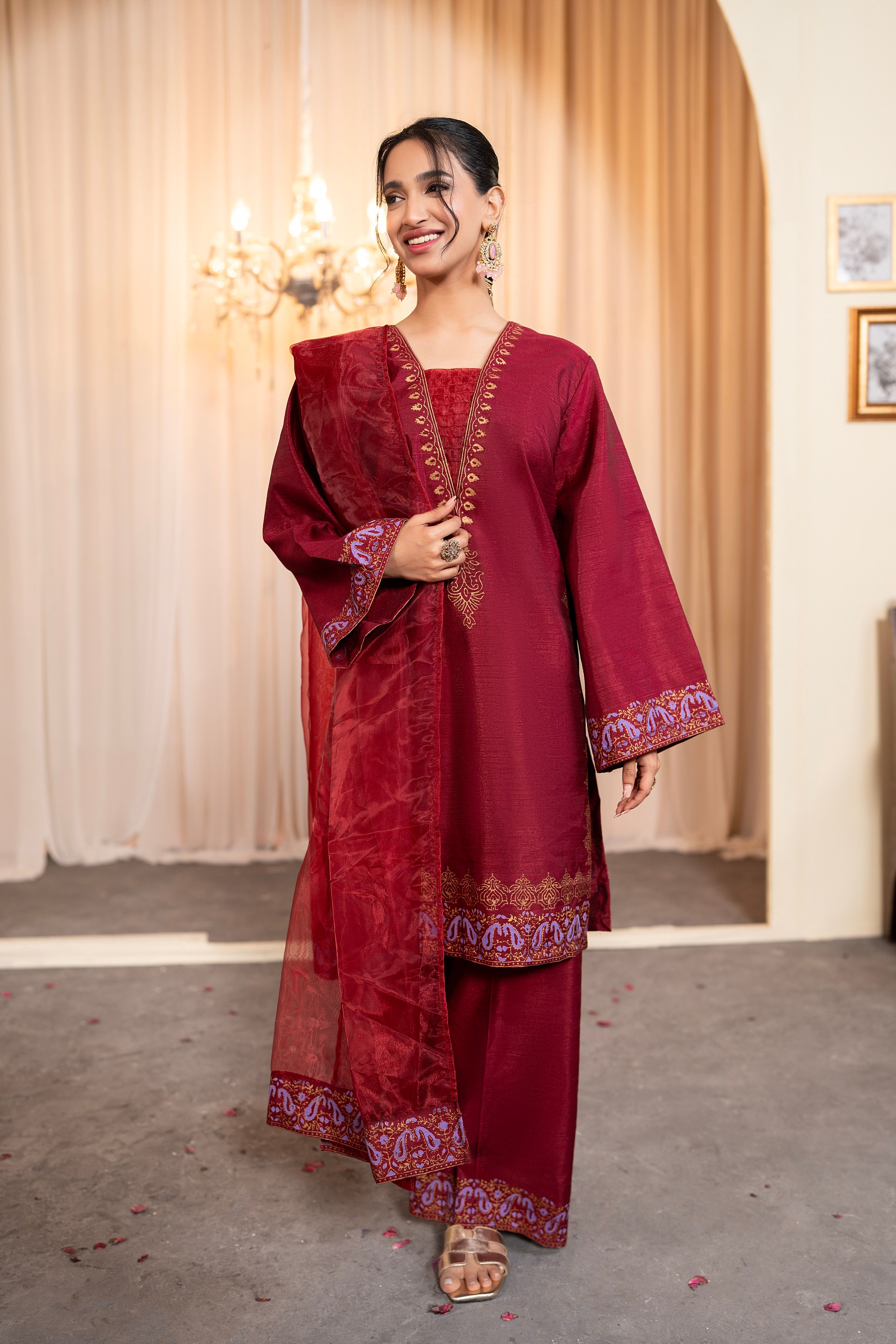 RASPBERRY - 3 PIECE SUIT